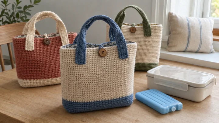 Crochet Lunch Bags Are the Soft-Structure Accessory Pinterest Is Saving for Back to School