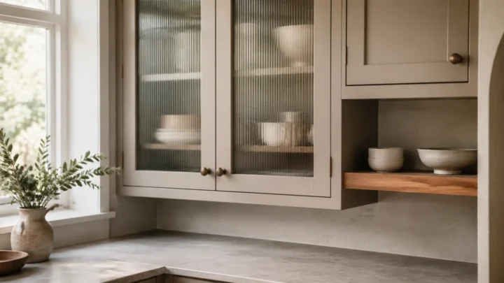 Open Shelves Are Losing Their Shine—Could Frosted-Glass Cabinets Be the Better Middle Ground?